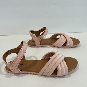 Open Edit Girls Pink Sandals Size 3